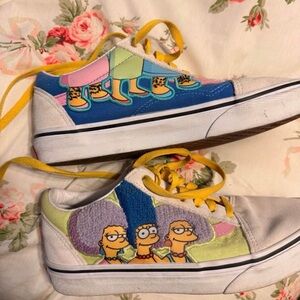 Women’s Vans x The Simpsons Graphics and Yellow Laces